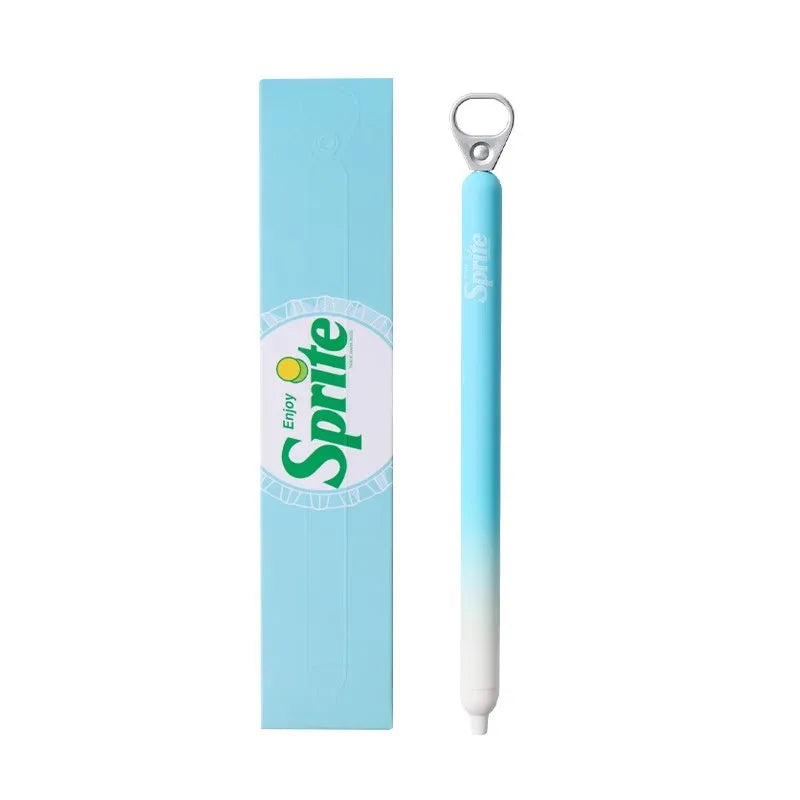 New KACO x Sprite Limited Edition Gel Pen,Dual Ball Pen Quick Drying Stylo 0.5mm Click Smooth Writing For School&Journaling