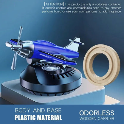 Solar Rotating Car Perfume Diffuser Car freshensers Helicopter Car Interior Decoration Accessories Aromatherapy With Perfume