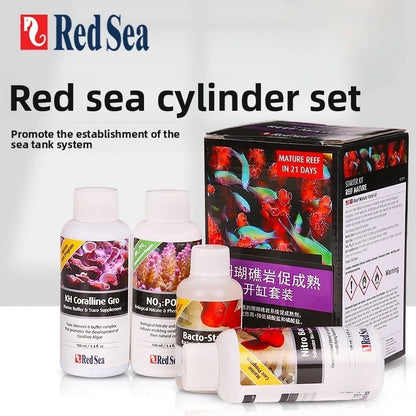 RedSea Coral Reef Essential Elements-Calcium Magnesium KH Strontium Iron Supplement for SPS/LPS-Aquarium Trace Minerals Additive