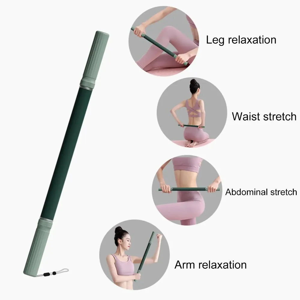 58×3cm # Yoga Stick for Body Stretching Relaxation Tool Roller Ergonomic Training Device For Fitness Sports Outdoor Home Workout