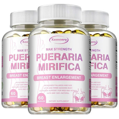 Pueraria Mirifica Supplement - To Support Breasts To Be Round, Firm and Elastic, Promote Balanced Estrogen Metabolism