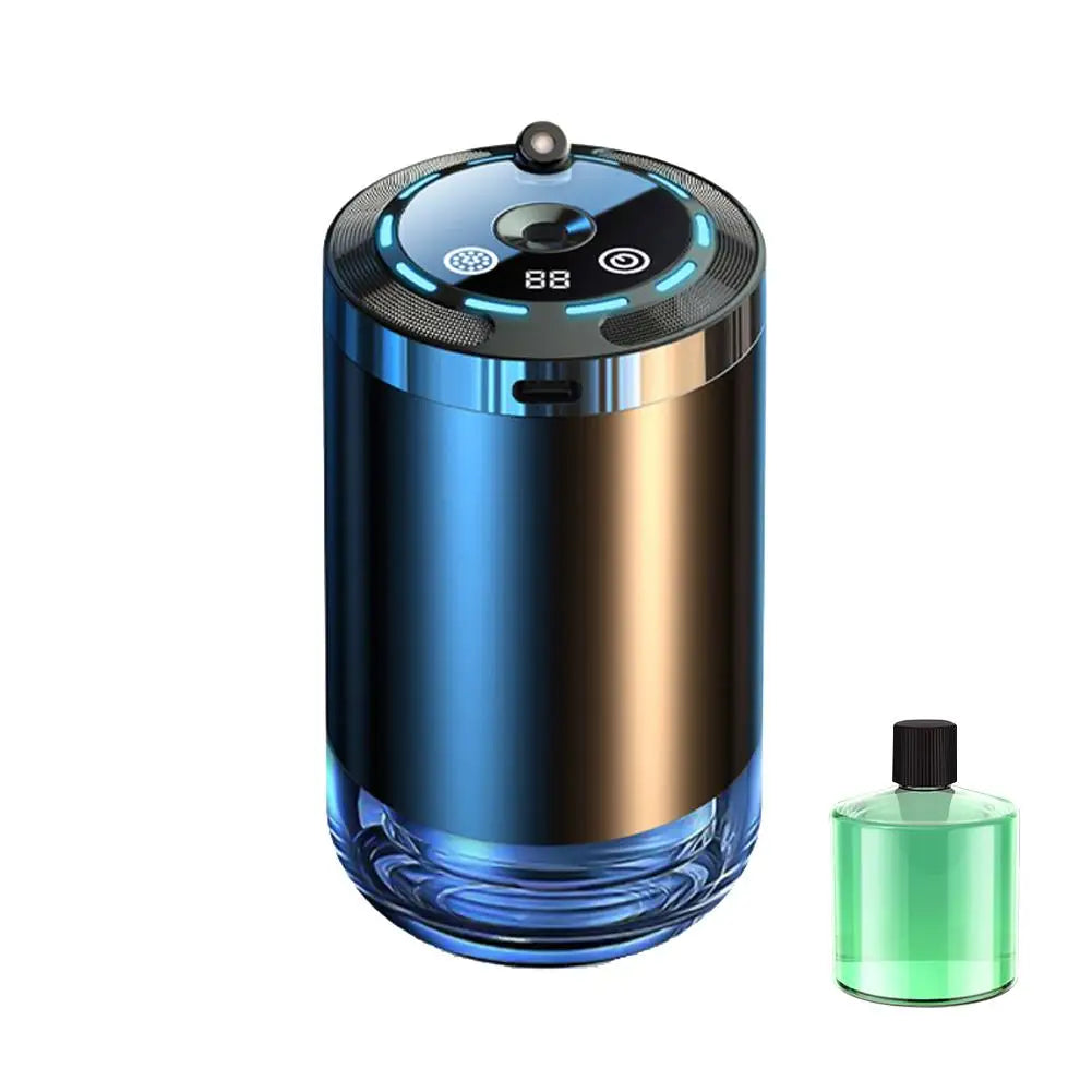 Car Aroma Diffuser With LED Starry Ambient Light 50ml Cologne Perfume Car Air Freshener Flavoring For Cars Fragrance Diffusers