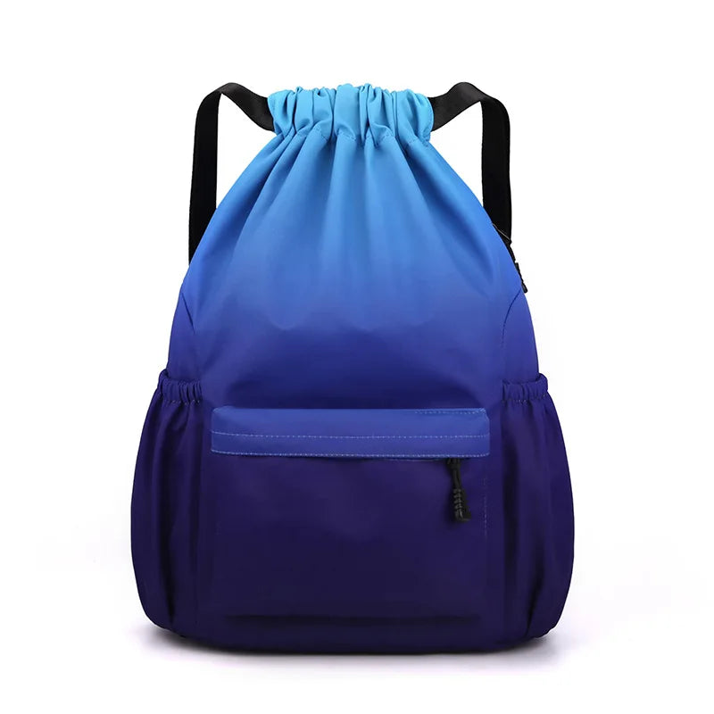 Strap Pocket Drawstring Backpack Waterproof Bag Large Capacity Colorful Backpacks Outdoor Sports Fitness Travel Bag Dropshipping