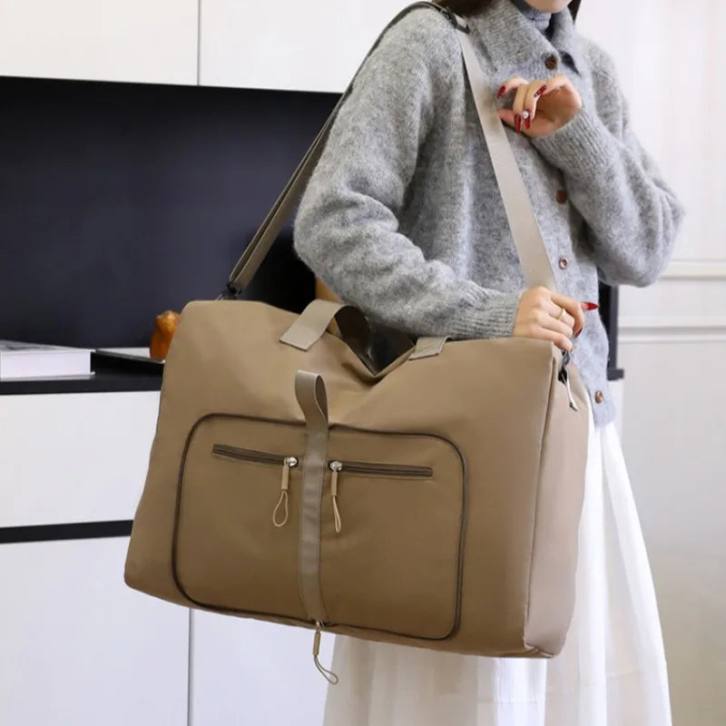 New Women's Yoga, Fitness and Travel Bag, Large-capacity Waterproof Handbag, Fashionable and Versatile Commuting Crossbody Bag