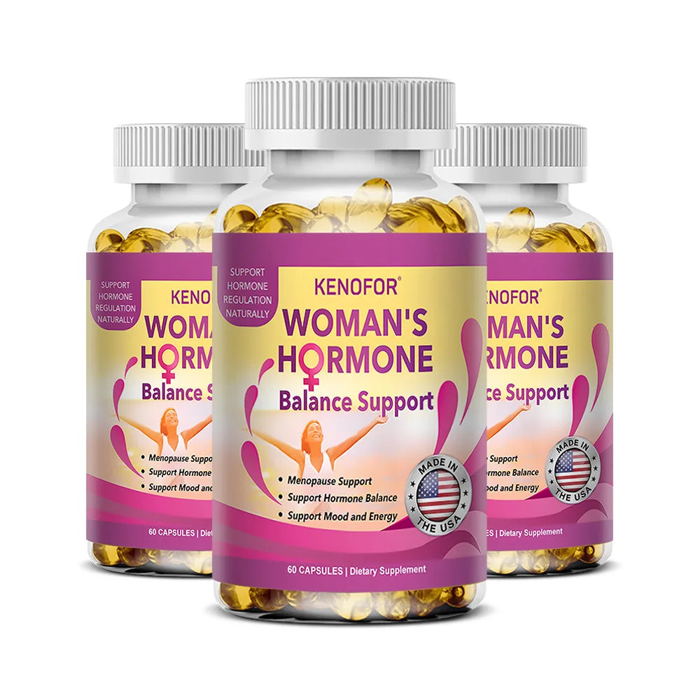 Women’s Menopause Support Supplement, Enhancing Hot Flashes, Night Sweats, Mood Swings & Fatigue, Supports Daily Wellness