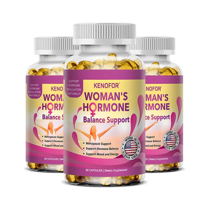Women’s Menopause Support Supplement, Enhancing Hot Flashes, Night Sweats, Mood Swings & Fatigue, Supports Daily Wellness