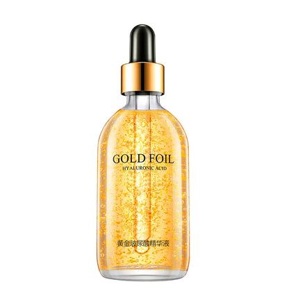 100ml 24k Gold Foil Essence Moisturizing Face Skin Serum Making The Skin Smooth Facial Essence for Dropshipping