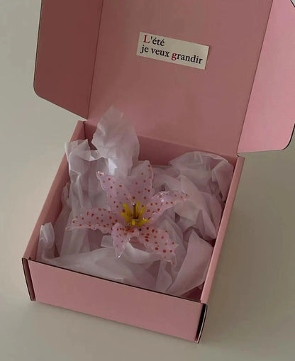 Cute Lily Ceramic Fragrance Insert Seat Line Incense Burner Vertical Incense Insertion Seat  Decoration Aromatherapy Storage