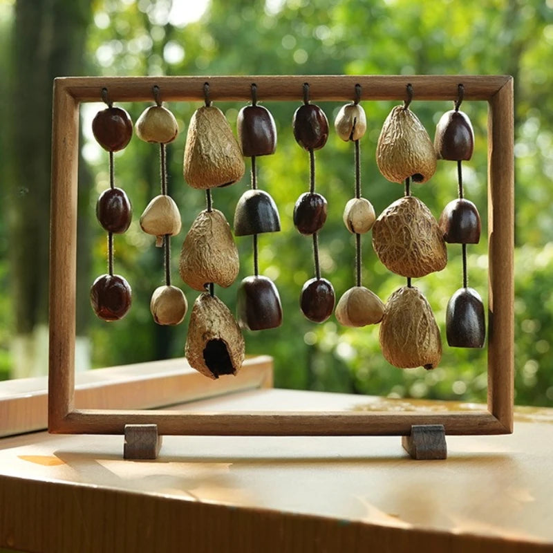 Nut Shell Wind Chimes Meditation Sound Healing Wind Chimes Mindfulness Yoga Bells Spiritual Relaxation Musical Instruments