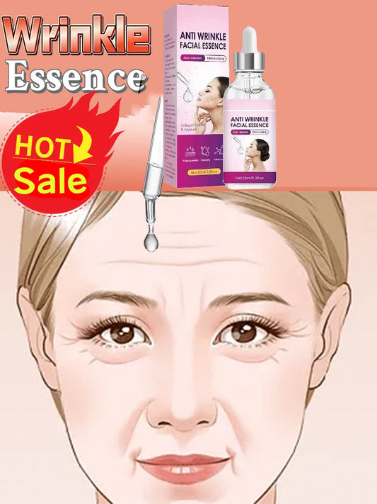 Anti-wrinkle Oil-control Serum for Anti-aging Face Neck Forehead Wrinkles Fade Fine Lines Removal Firming Skin Care Product