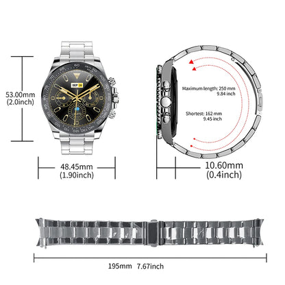 Smartwatch Smart Watch Man DIY Watchface 2026 Aiweile AW13 Pro Fitness Tracker Sport Business Bluetooth Call Hebrew Korean
