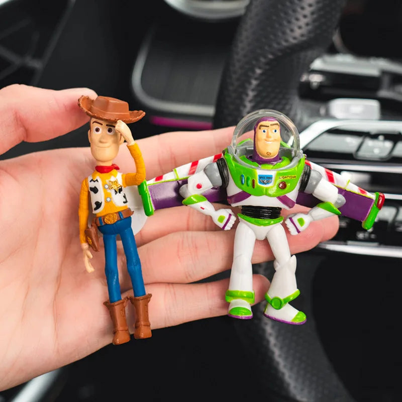 New Toy Story Woody Buzz Lightyear Cartoon Doll Car Air Freshener Aromatherapy Cute Car Air Vent Aromatherapy Car Decorations