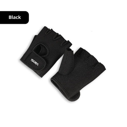 Women Half Finger Gym Gloves Anti-Slip Breathable Fitness Weight Lifting Sports Cycling Workout Protective Training Hand Gloves