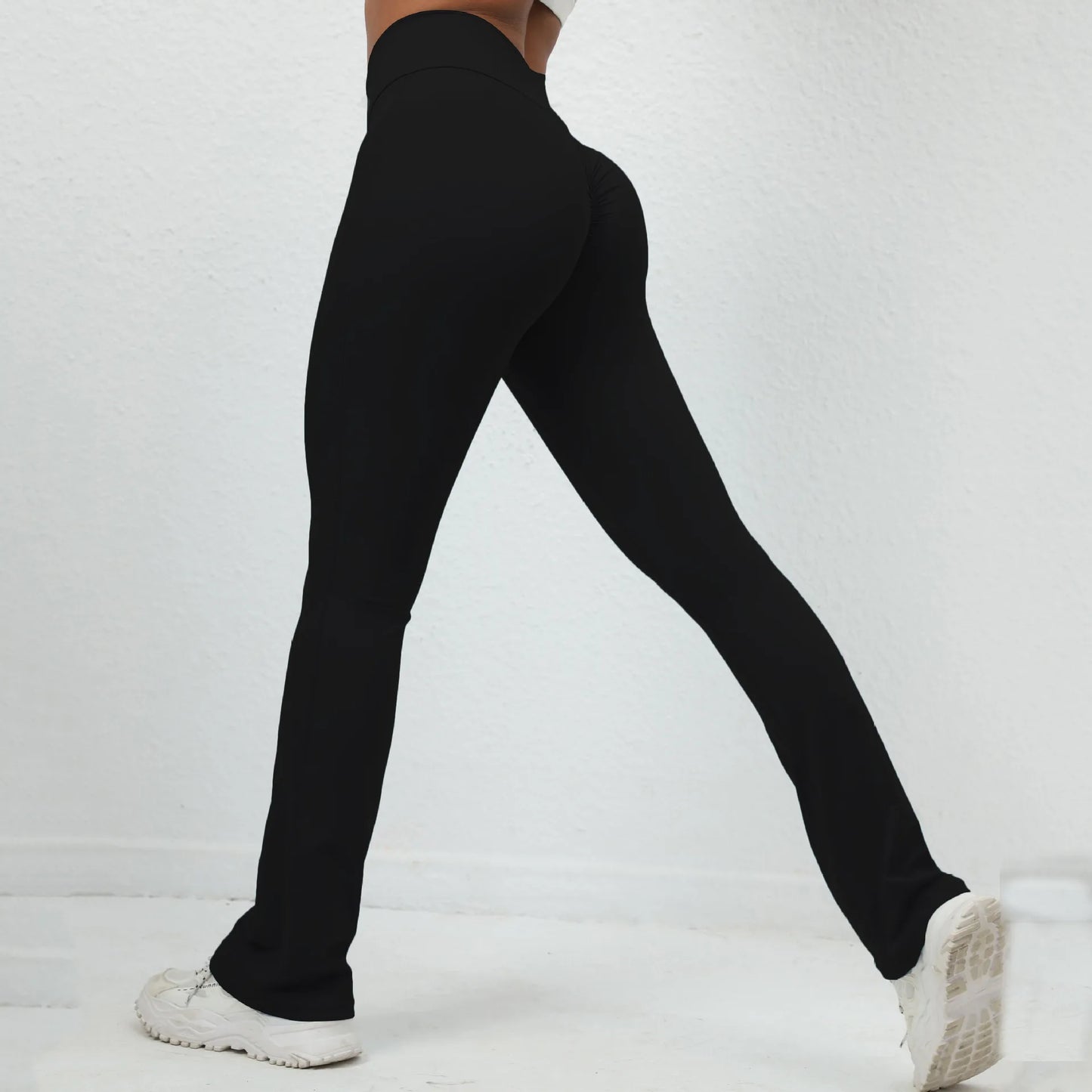 Scrunch Sport Flared Legging Pants Raises Butt Women Clothing High Waist Yoga Pants Gym Tights Push Up Leggings for Fitness 2025