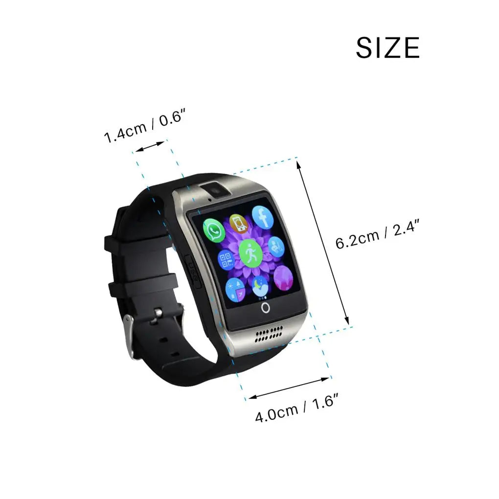 Bluetooth-Compatible Touch Screen Smart Watch Digital Fitness Device With Camera Sport Pedometer Watches Smartwatches