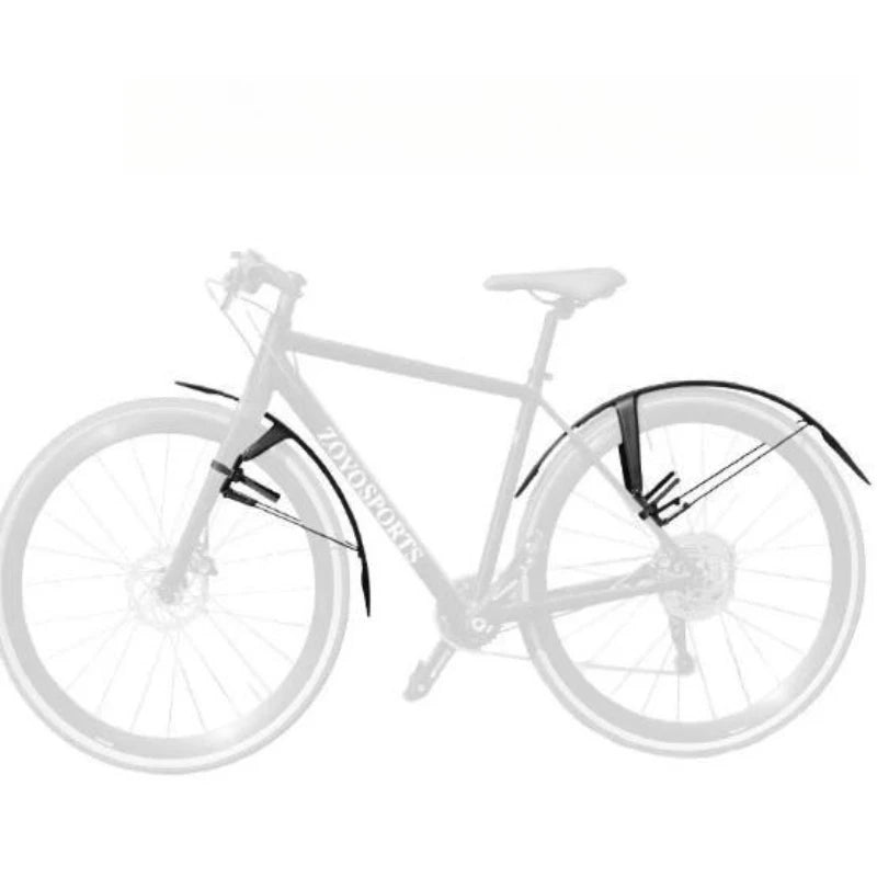 Road Mountain Bike Mudguard Quick-release Waterproof Lengthened Lightweight Streamlined Shape Bicycle Fenders Bicycle Parts
