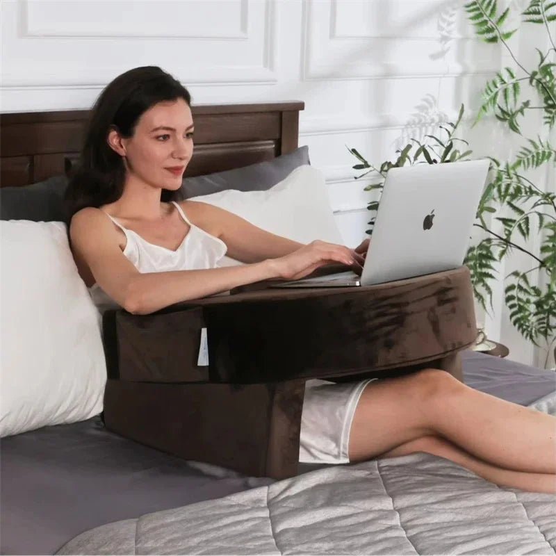 Portable Reading Pillow Lightweight Foldable Cushion Comfortable Back Support For Reading Office Home Outdoor Relaxation