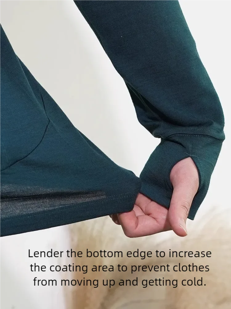 Men's Outdoor Merino Wool Quick-Drying Windproof Soft-Shell Hiking Jacket