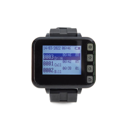Ycall Wireless Wrist Watch Receiver Clock Hour Bracelet Restaurant Pager Waiter Calling System For Cafe Bar Hotel Club (1 Piece)