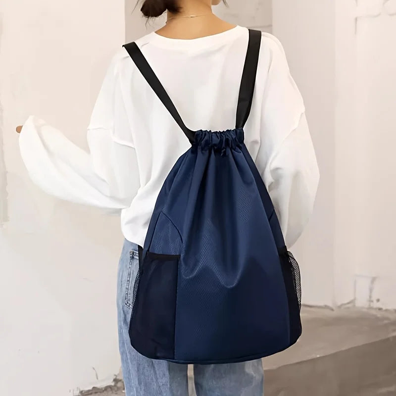 Neutral Drawstring Backpack, Large Capacity Sports Bag, Suitable for Travel, Sports, Fitness, Large Capacity Men's Backpacks