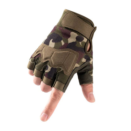 Men & WomenHalf Finger Cycling Gloves - Non-slip, durable tactical gloves for outdoor sports, training and fitness