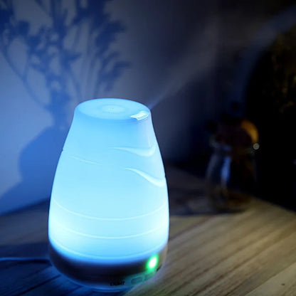 THANKSHARE Aromatherapy Diffuser Humidifier Air Dampener Aroma Machine Essential Oil Ultrasonic Mist Maker LED Night Light Home