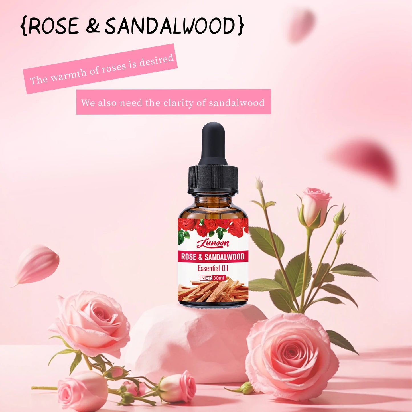 30ml Natural Eucalyptus Essential Oil for Aromatherapy Diffuser, Relieves Stress & Improves Sleep, for Home, Office, Yoga Room