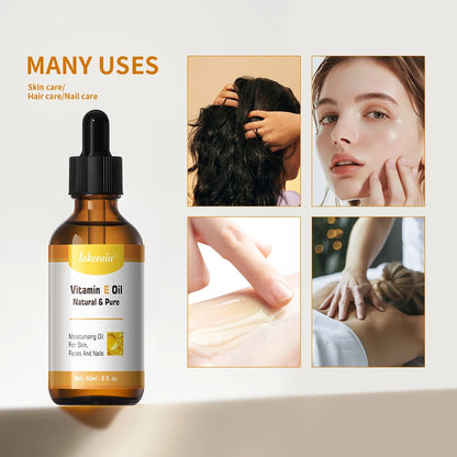 Vitamin E Face Oil Skin Care Deep Repairing Anti Wrinkles Whitening Face Enhance Skin Elasticity Facial Care Essencial Oil