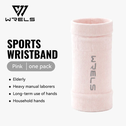 WRELS 1 Pair Compression Wrist Sleeves Half Finger Gloves with Thumb Hole Wrist Support Palm Wrap for Gym Fitness Weightlifting