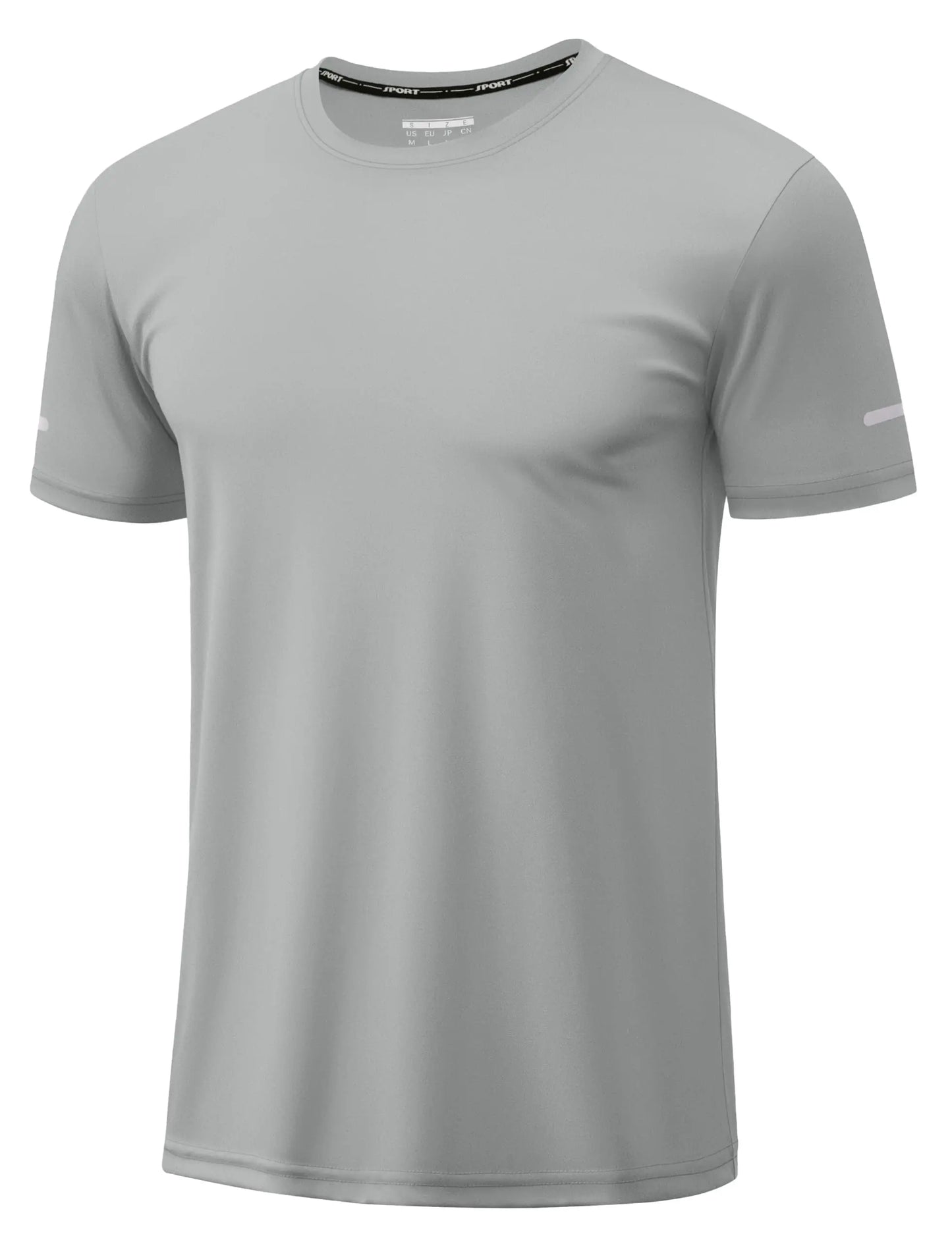 TACVASEN Wokrout Shirts Dry Fit Mens UPF 50+ Sun Protection T-Shirt Reflective Moisture Wicking Gym Shirts Casual Running Tops