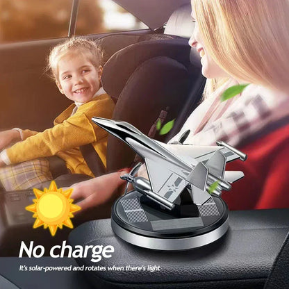 Solar car air freshener  aircraft rotating aromatherapy perfume car long lasting fragrance car interior decoration Accessories