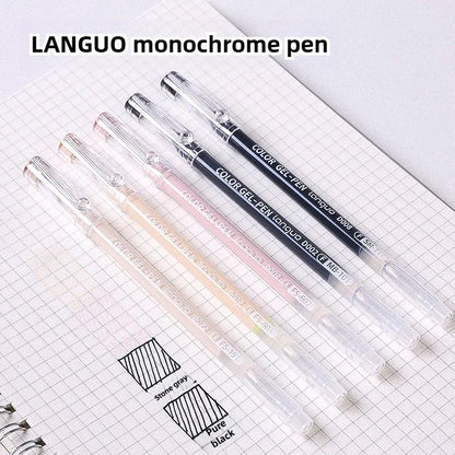 LANGUO Artistic Overlayable Skin Color Gel Pens High-Capacity Journaling for Drawing Replacement School Supplies Stationery