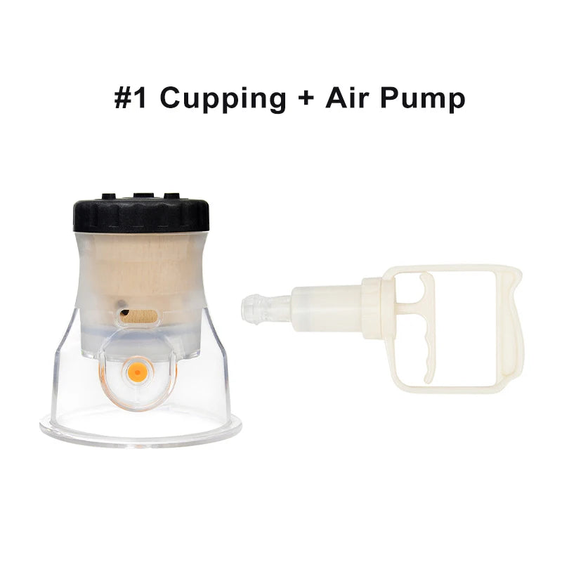 Moxibustion Vacuum Cupping Cans Body Massager Heating Burning Moxa Ventosa Anti-Cellulite Relaxation Comfortable Portable