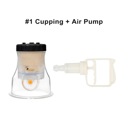 Moxibustion Vacuum Cupping Cans Body Massager Heating Burning Moxa Ventosa Anti-Cellulite Relaxation Comfortable Portable