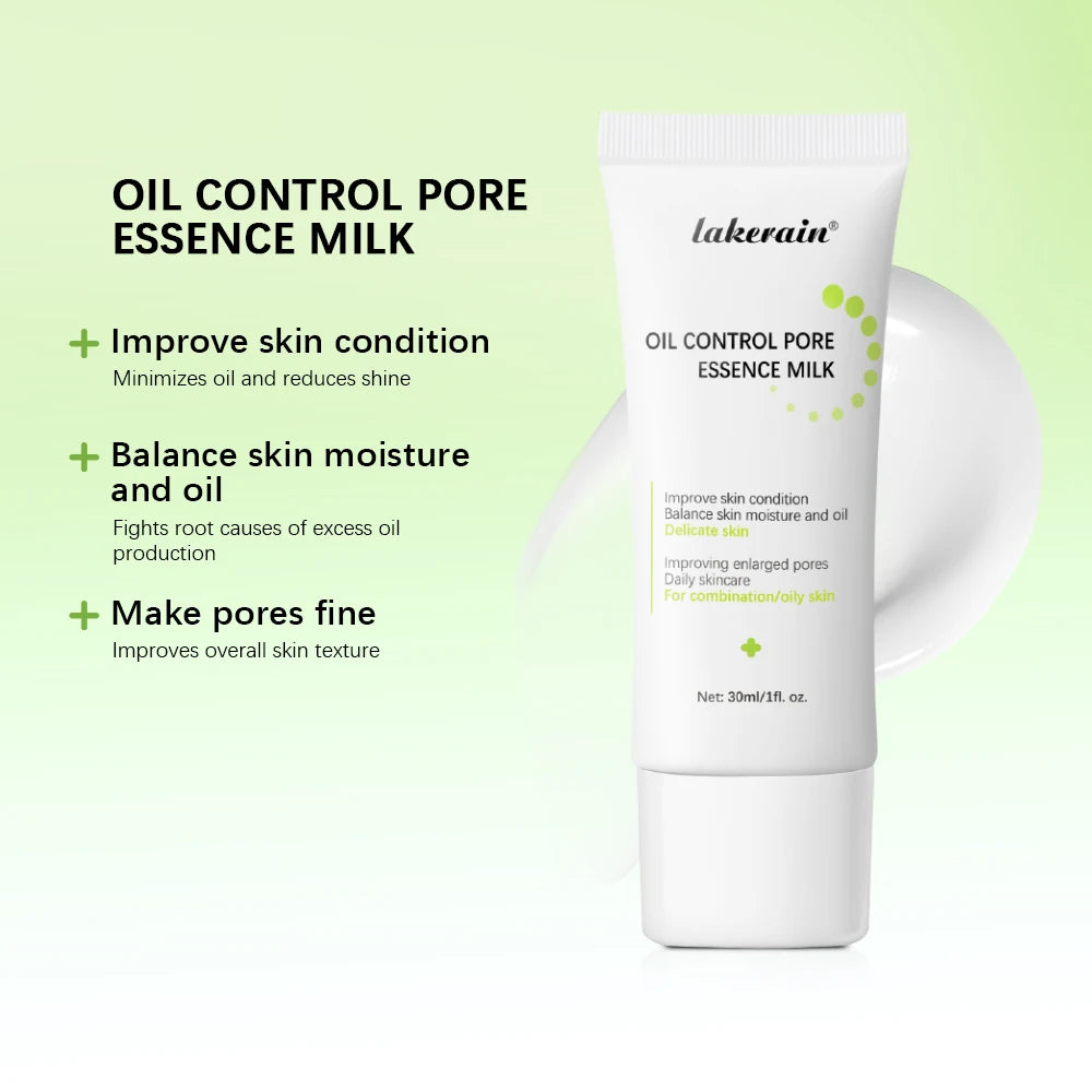 Oil Control Pore Essence Milk Smoothes Pores And Moisturizes Skin With A Refreshing Non-greasy Essence Korean Skin Care Products