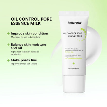 Oil Control Pore Essence Milk Smoothes Pores And Moisturizes Skin With A Refreshing Non-greasy Essence Korean Skin Care Products