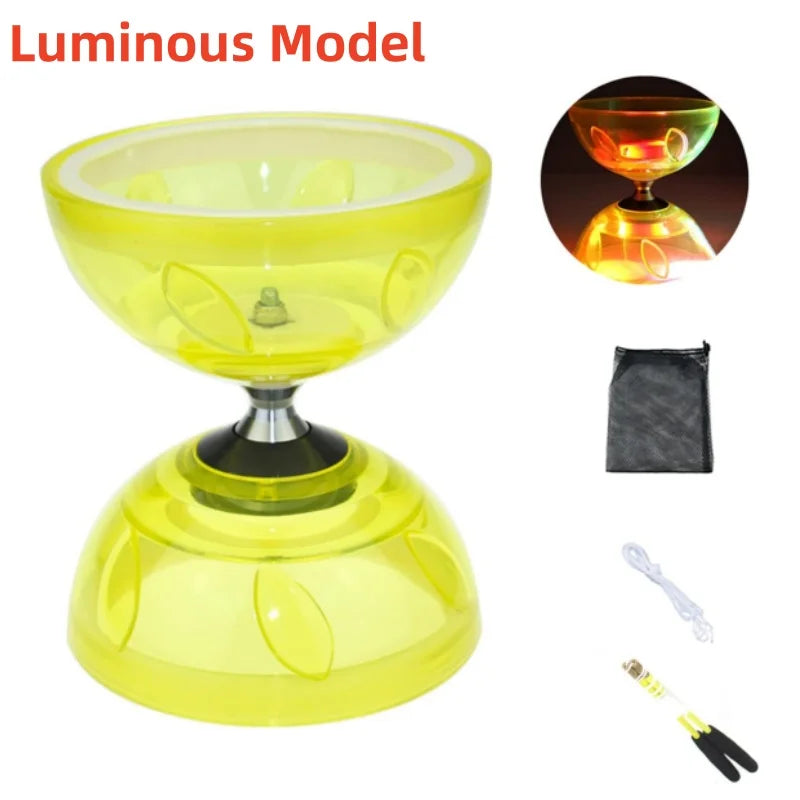 Portable Diabolo Chinese Yoyo Diabolo Set Portable Fitness Gear For Adults Kids Elderly Outdoor Indoor Agility Exercise