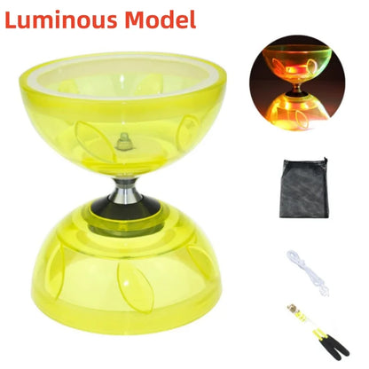 Portable Diabolo Chinese Yoyo Diabolo Set Portable Fitness Gear For Adults Kids Elderly Outdoor Indoor Agility Exercise