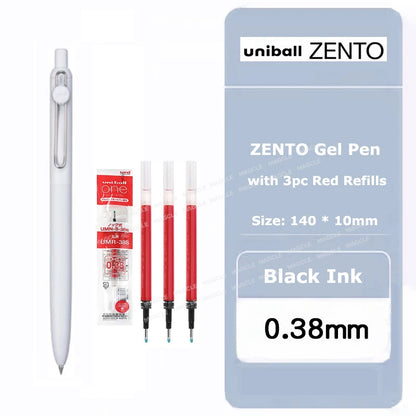 New Uniball Gel Ink Pen 0.5/0.38mm Multiple Colors Rod Smudge-Proof Fine Writing Without Fatigue Notes Journaling Drawing Tools