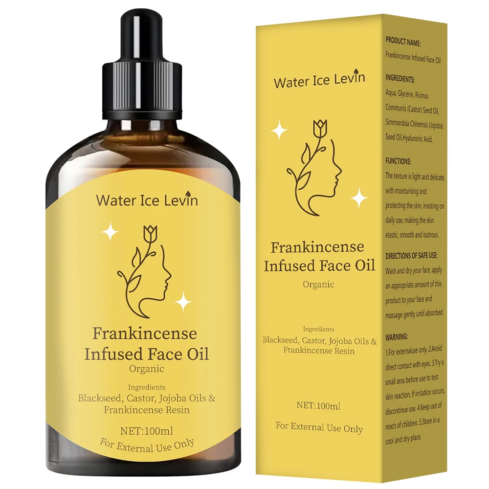 Frankincense Facial Oil - Moisturizes and Nourishes the Face and Body | Alcohol-Free and Contains Glycerin |   Suitable for All Skin Types |   Suitable for Massage, Showering, and Relaxation