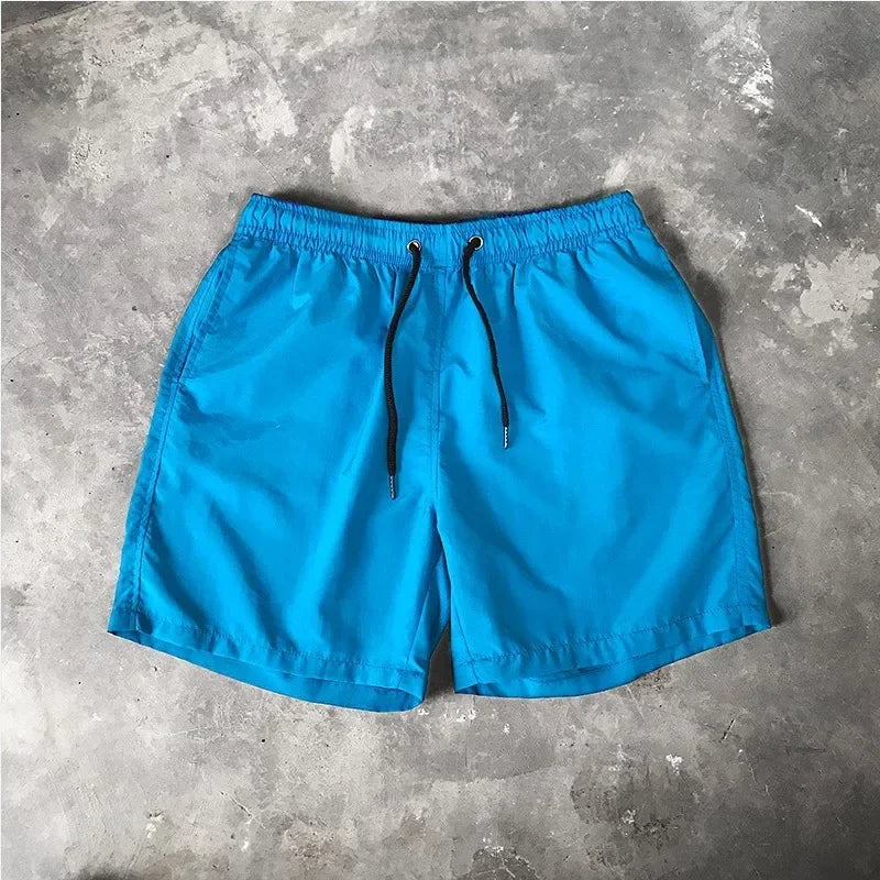 Men Summer Swim Shorts Trunks Beach Board Shorts waterproof Men's Running Sports Surffing Casual Short pants beach fitness pants