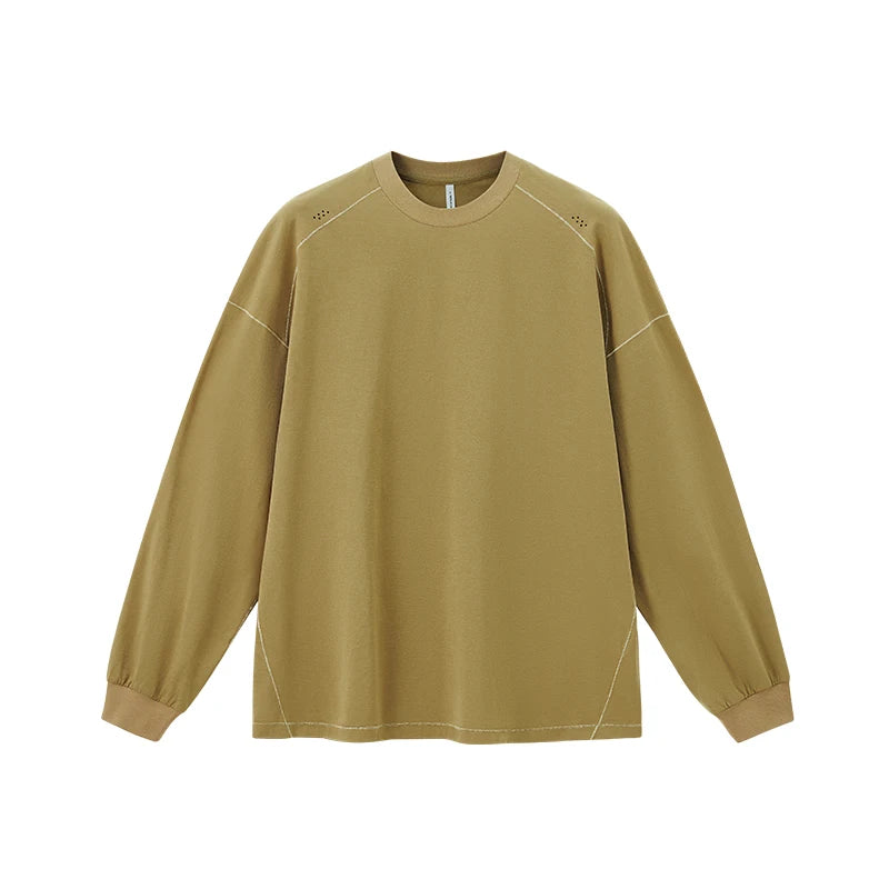 Dragon Scales Hydrogen Long-Sleeve T: Your Breezy Autumn Essential Breathable and Sweat-wicking O-neck Long-sleeved Shirt