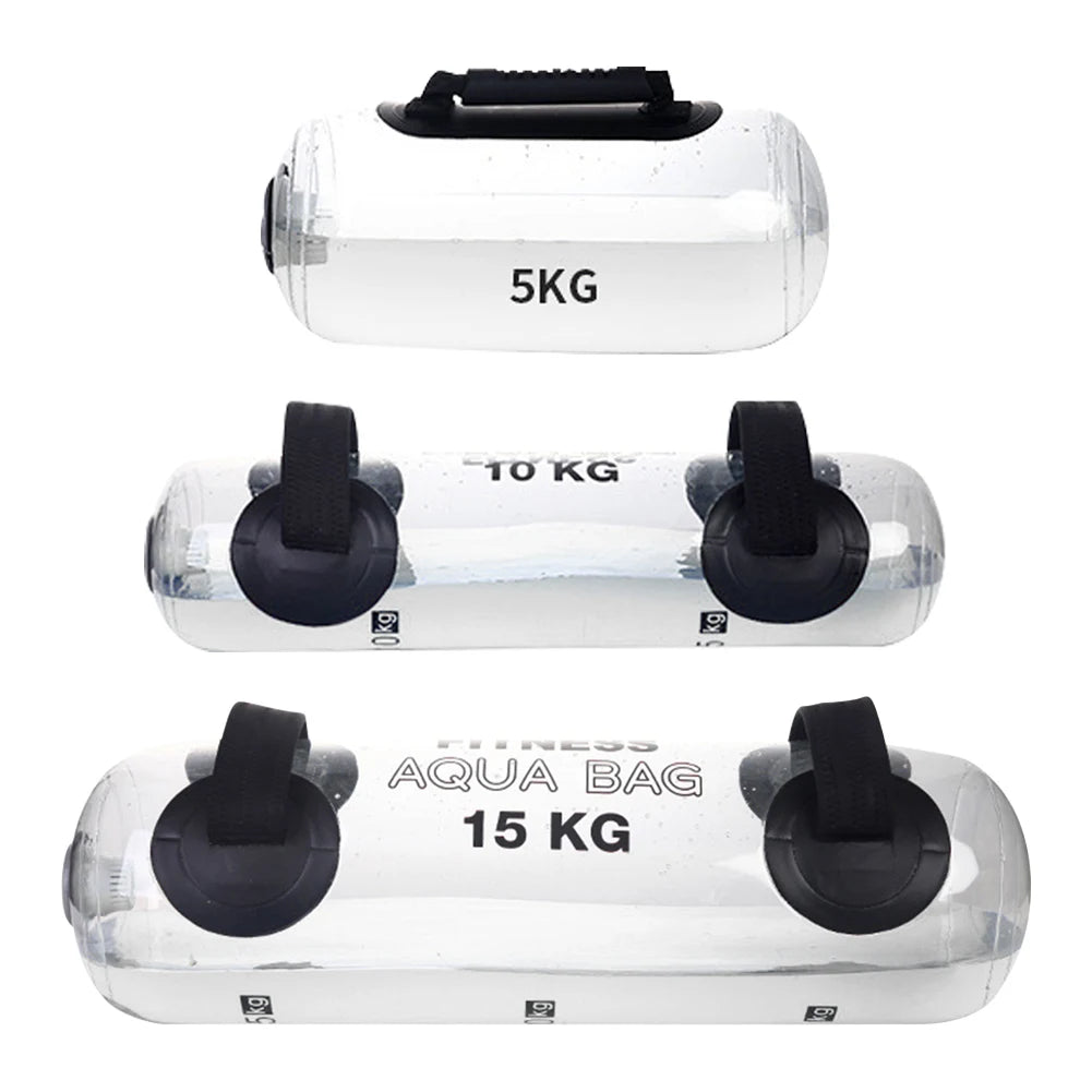 Fitness Aqua Bag Water Weight Bag 5/10/15Kg Water Power Bag Exercise Tool Water Sandbag Weighted Workout Equipment for Workout