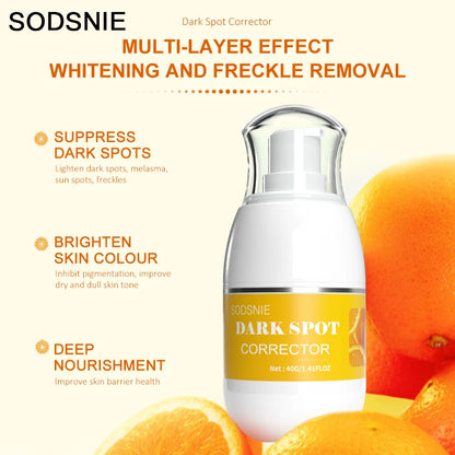 Vitamins Remove Dark Spots Lighten Sun Spots Freckles Melasma Pigmentation Whitening Cream Anti-Aging Brightening Skin Care 40g