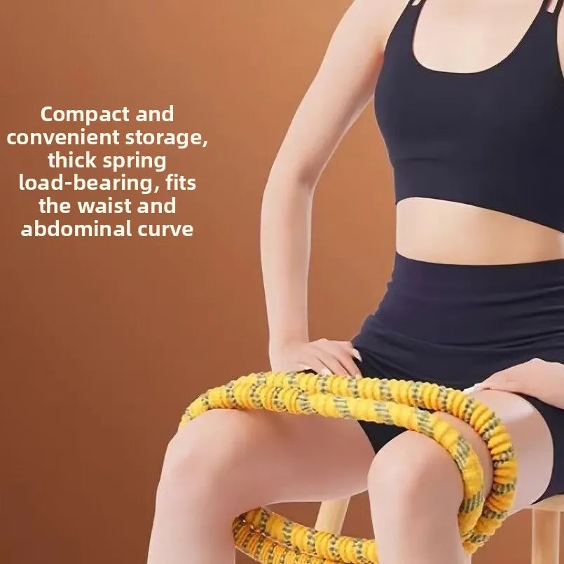 1pc Soft spring hula hoop for weight loss slimming waist and belly adult fitness home use abdominal compression fat burning