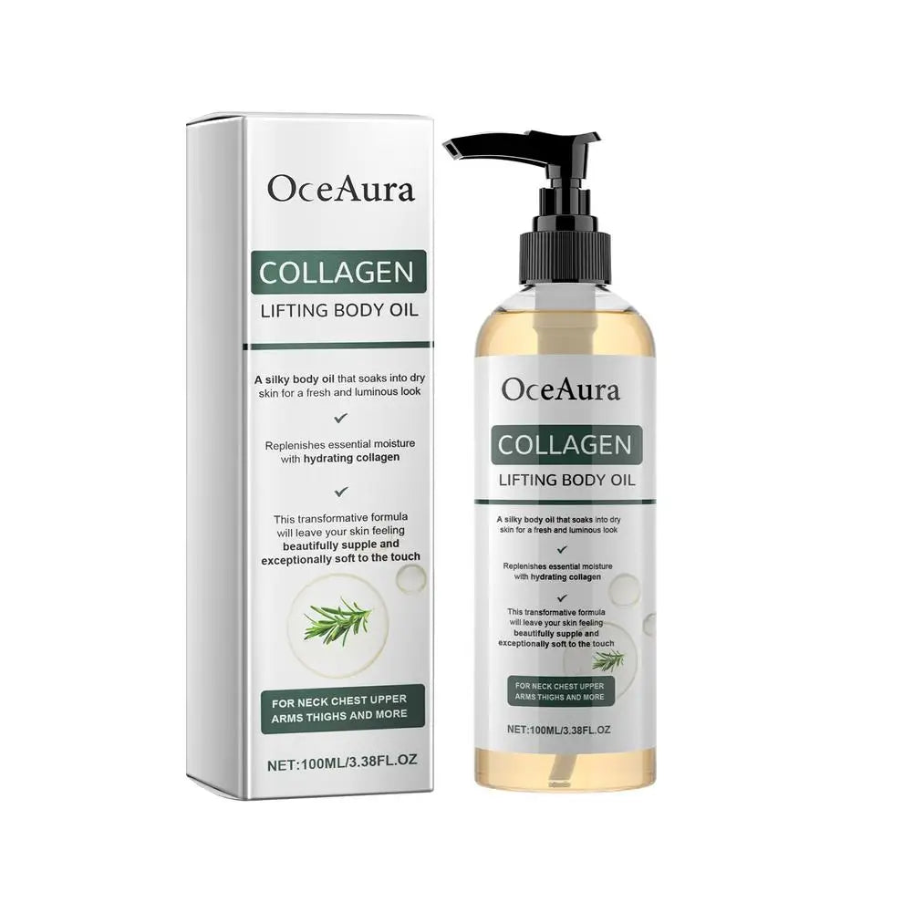 100g Collagen Firming Body Oil Deep Hydration Firming Excess Fat Whole Body Skin Improve Elasticity Massage Essential Oil