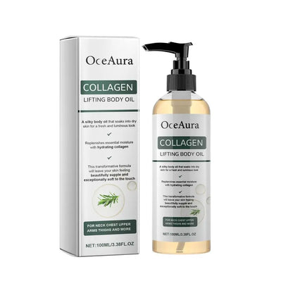 100g Collagen Firming Body Oil Deep Hydration Firming Excess Fat Whole Body Skin Improve Elasticity Massage Essential Oil