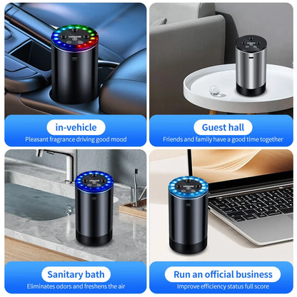 Car Electric Air Diffuser Aroma Compact Car Diffuser for Long-Lasting Aromatherapy Car Air Freshener For Removing Odors