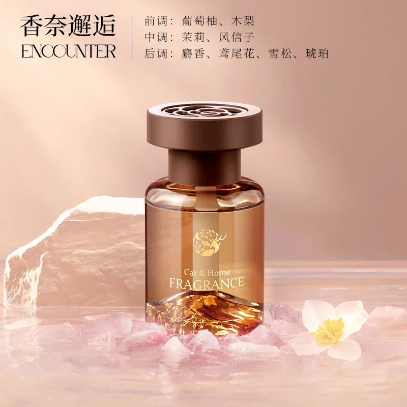 Long-Lasting Fragrance Glass Bottle Aroma Diffuser for Car Home Bathroom Air Purifier Odor Eliminator And Deodorizer