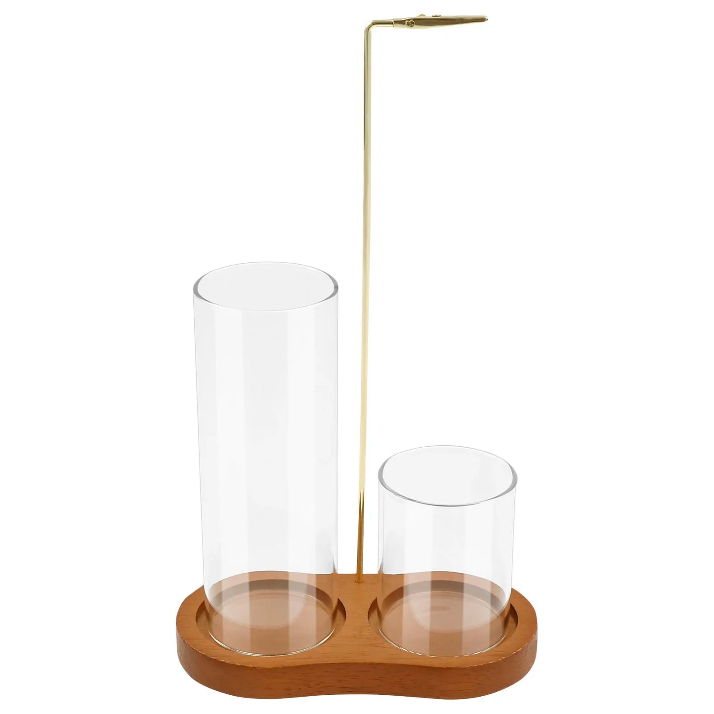 2in1 Incense Holder Anti-Ash Flying Incense Burner with Removable Glass Ash Catcher and Incense Sticks Organizer Home Decoration